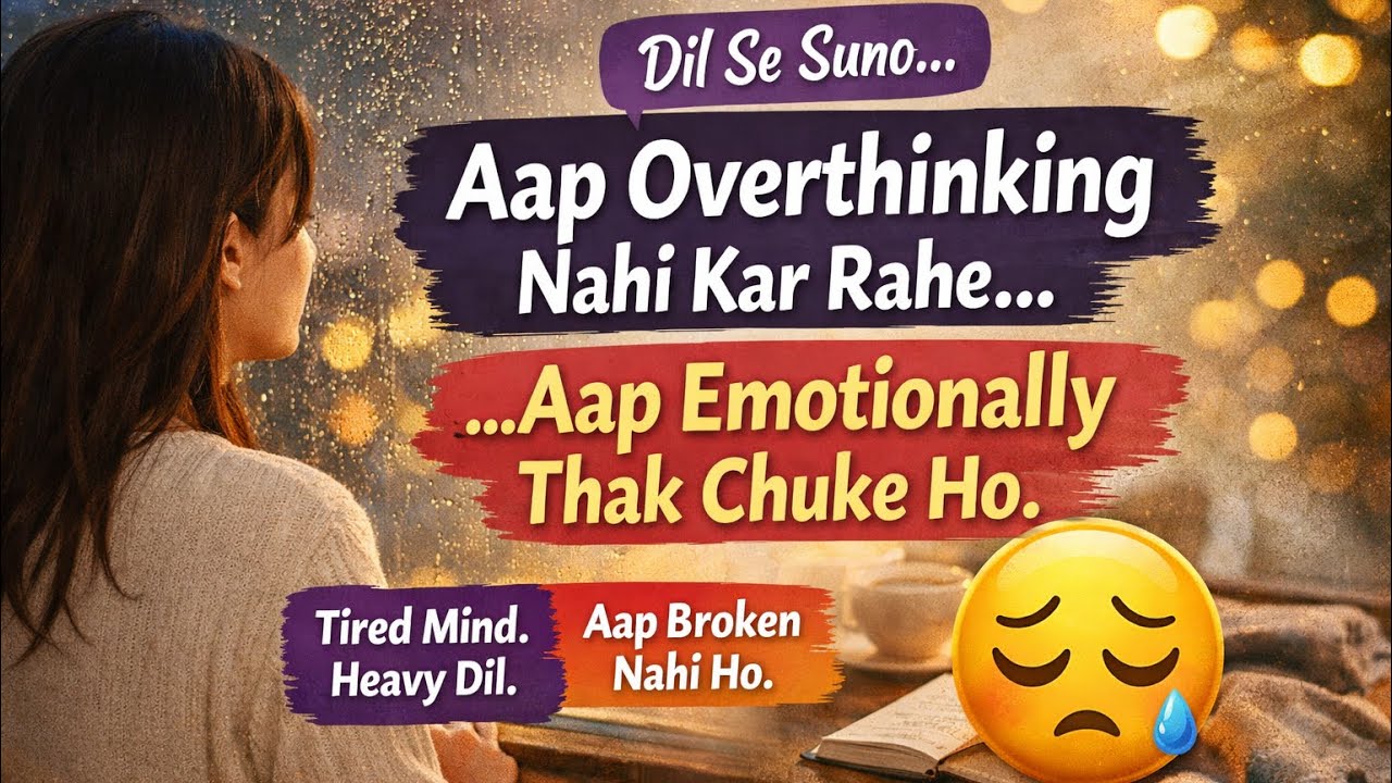 You’re Not Overthinking. You’re Emotionally Tired.
