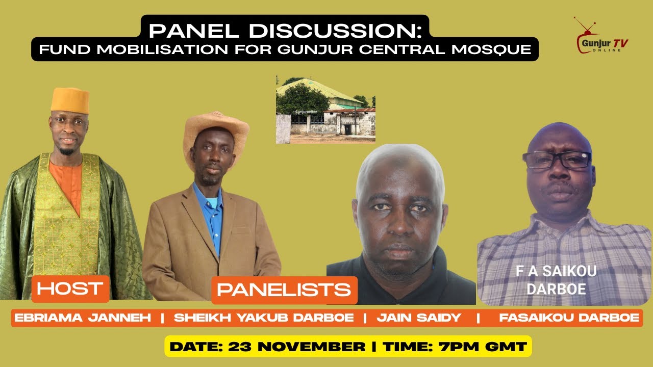 Panel Discussion: Fund Mobilisation for the Gunjur Central Mosque