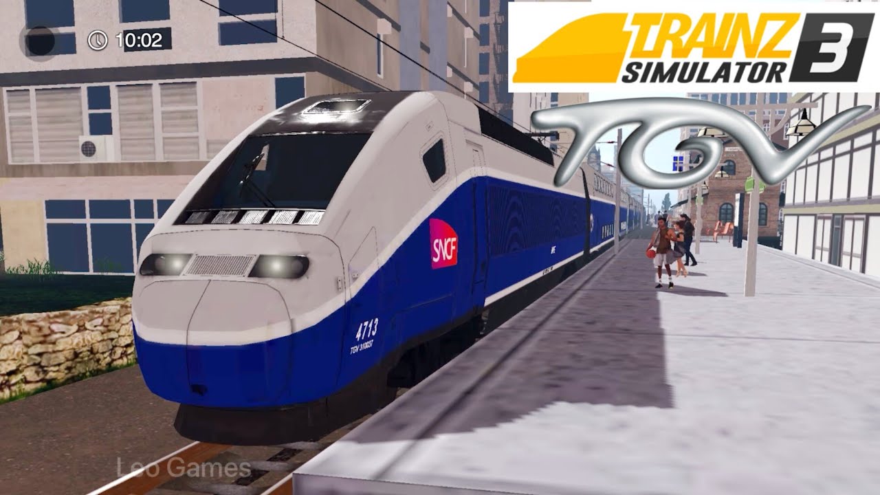 Trainz simulator 3 New high speed train TGV Duplex