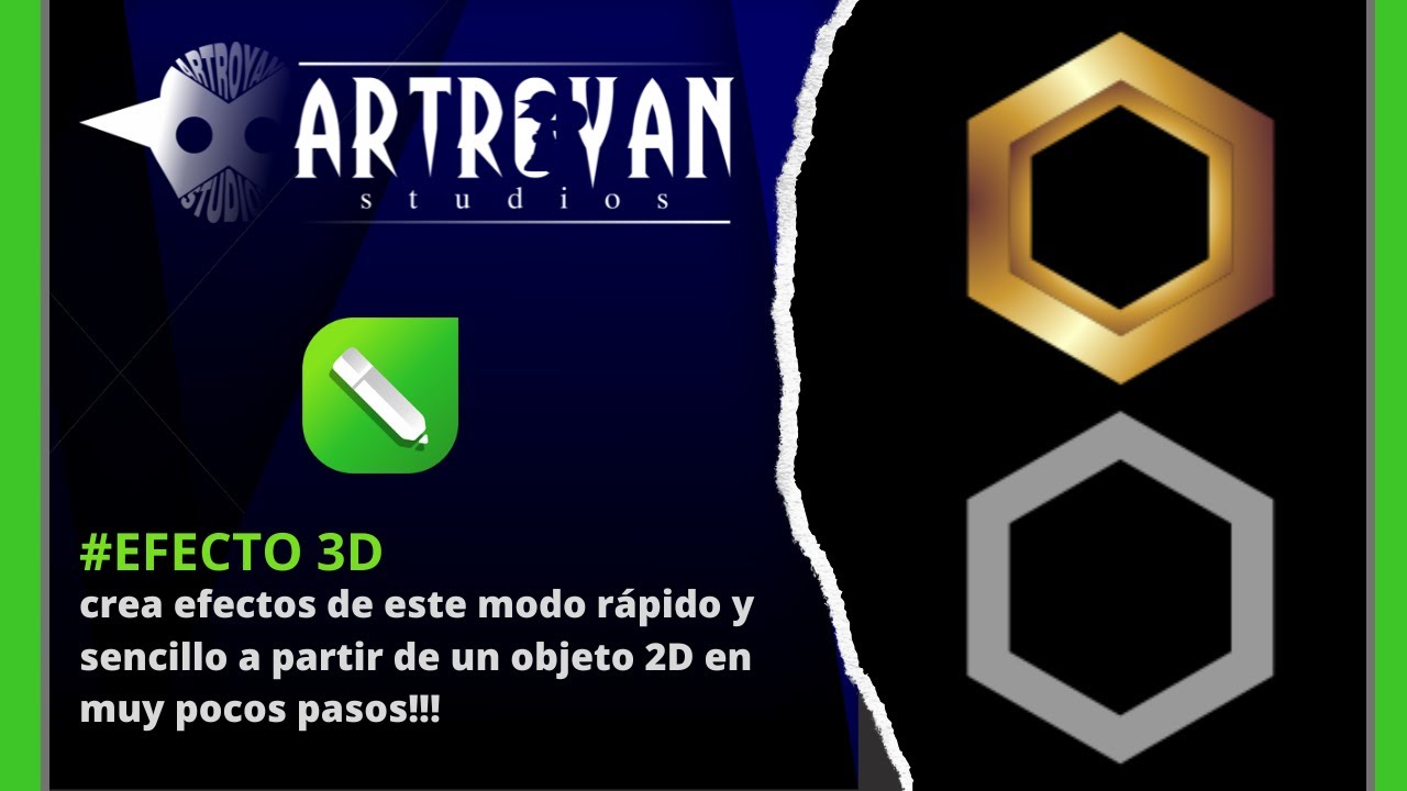 #coreldraw efecto 3D en pocos pasos!!!