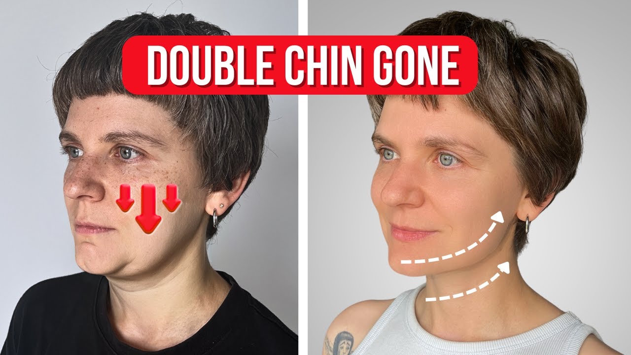Face Yoga for Double Chin | 10 Minute Natural Jawline Lift