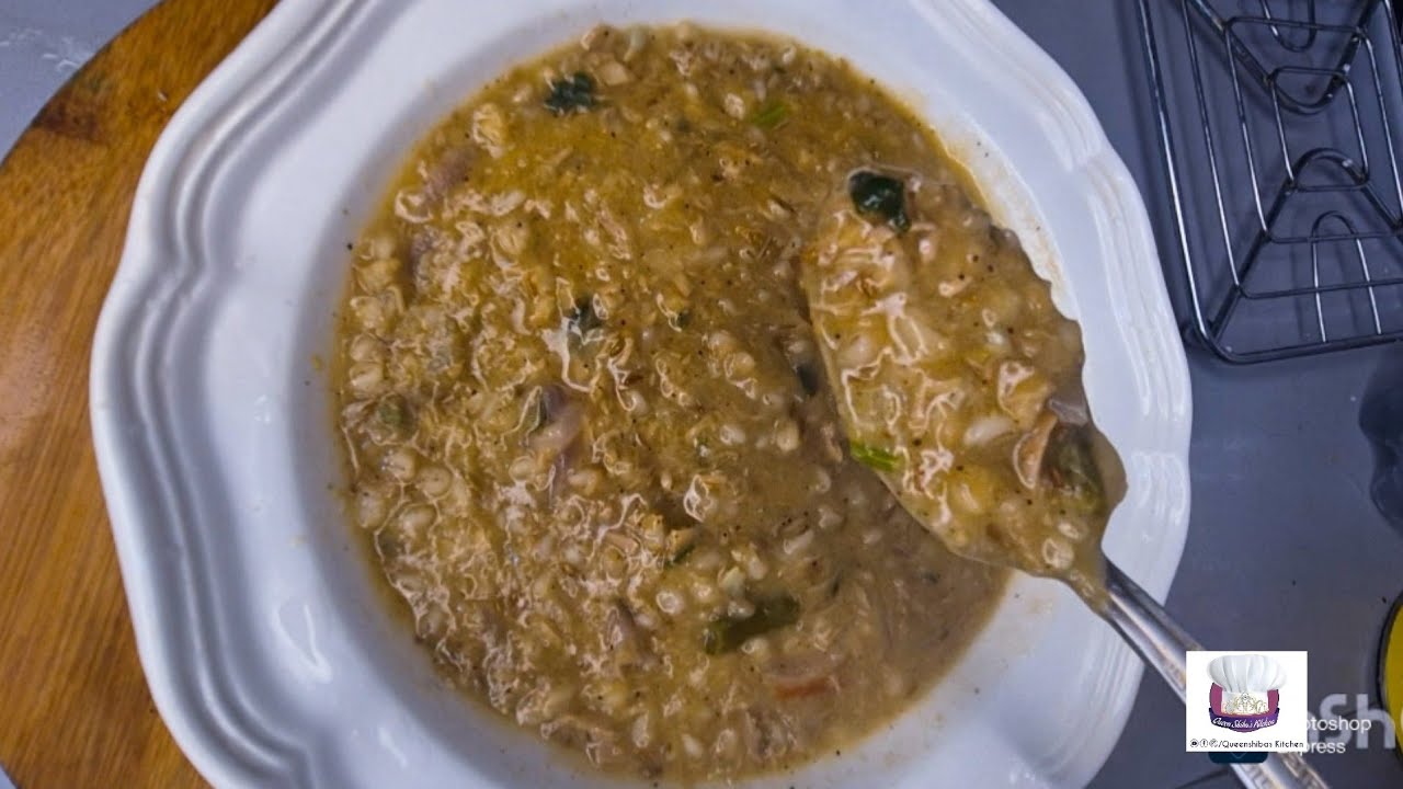 SHURBA YA SAMAKI /(  BARLEY FISH SOUP)