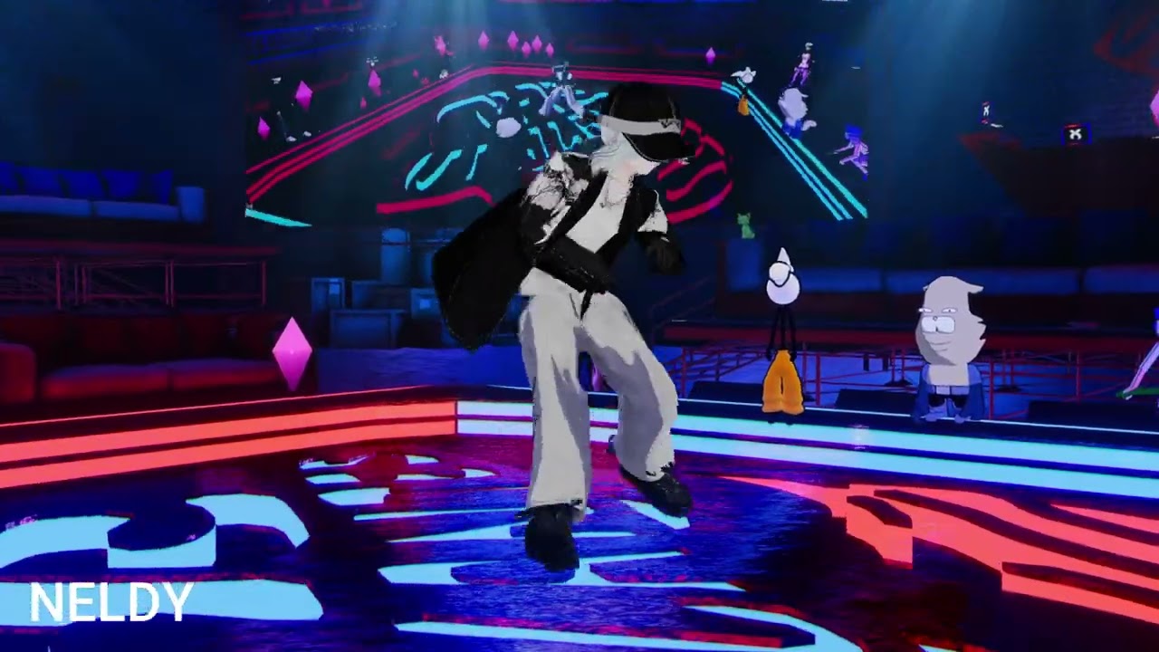 【VRCHAT】 : Full body Tracking - Dance battle!