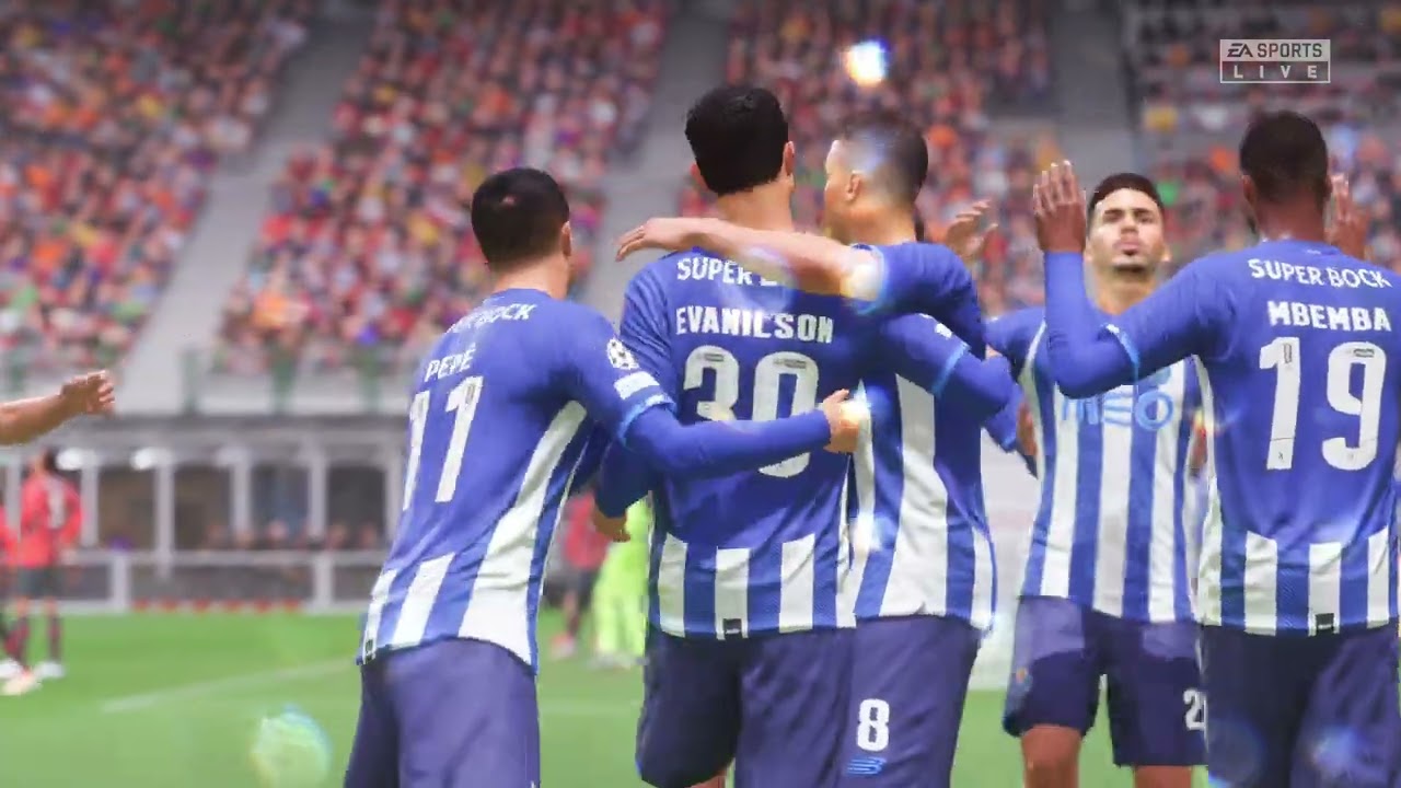 FIFA 22 OS Sliders - Version 11 - FC Porto (user) vs AC Milan (Legendary, CPU) - Slow, Acc 50/49