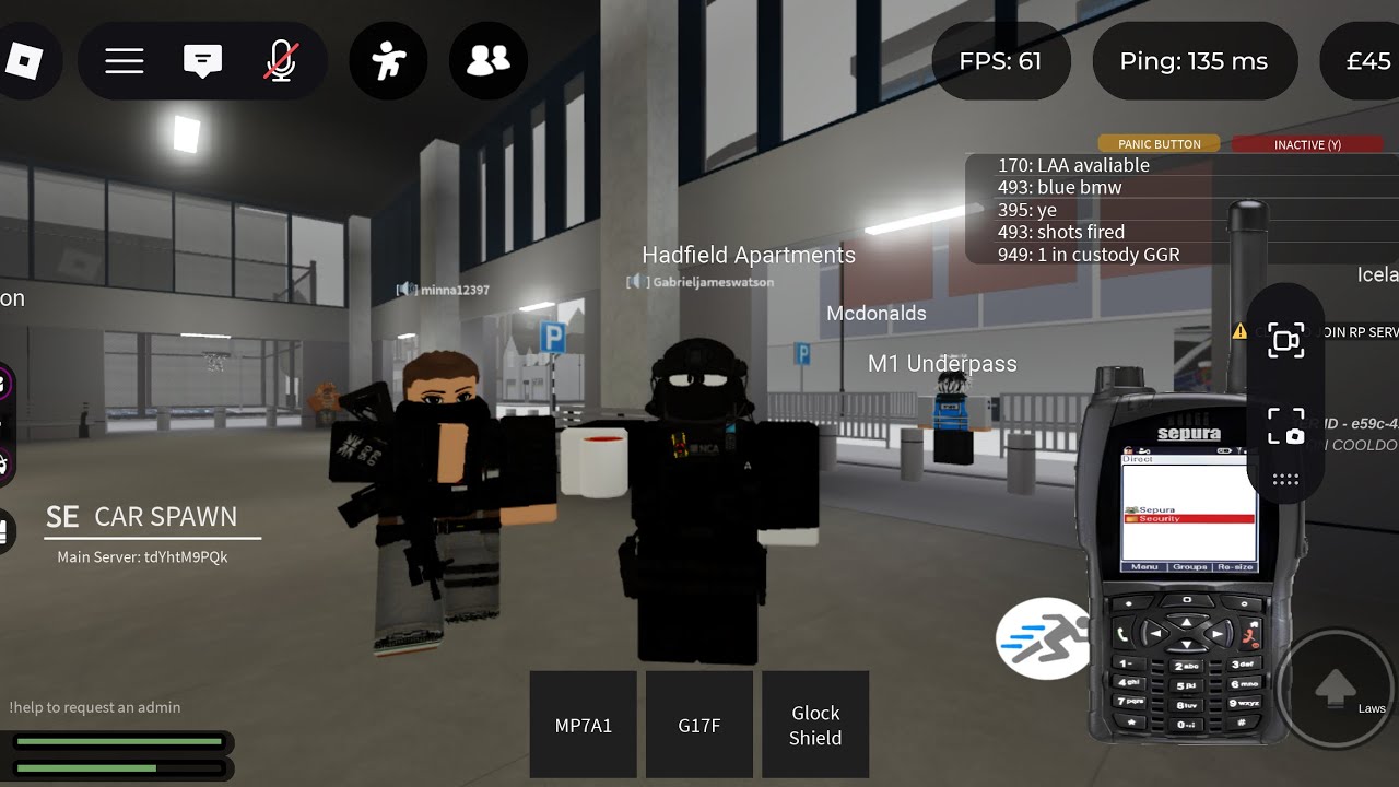 Emergency London Camden Roblox game
