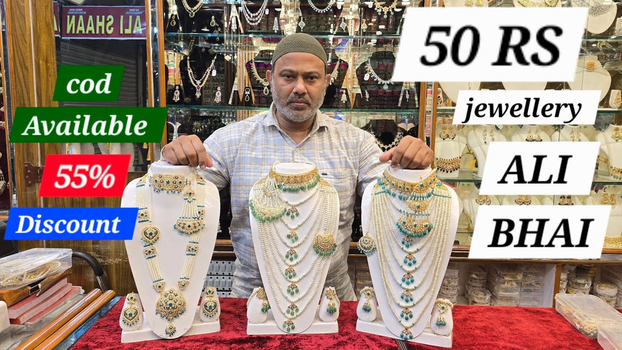 55% DISCOUNT ALI BHAI BEST COLLECTION +NEW DESIGN (DOUBLE DAMAKA OFFER) #alishaanjewellery #alibhai 