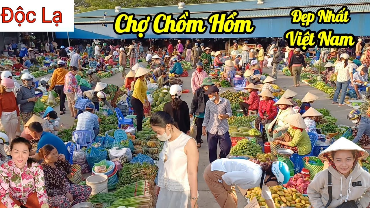Kỳ Lạ : Chợ bán toàn Đặc Sản Miền Tây , Chợ trời Chồm hổm duy nhất ở miền tây 