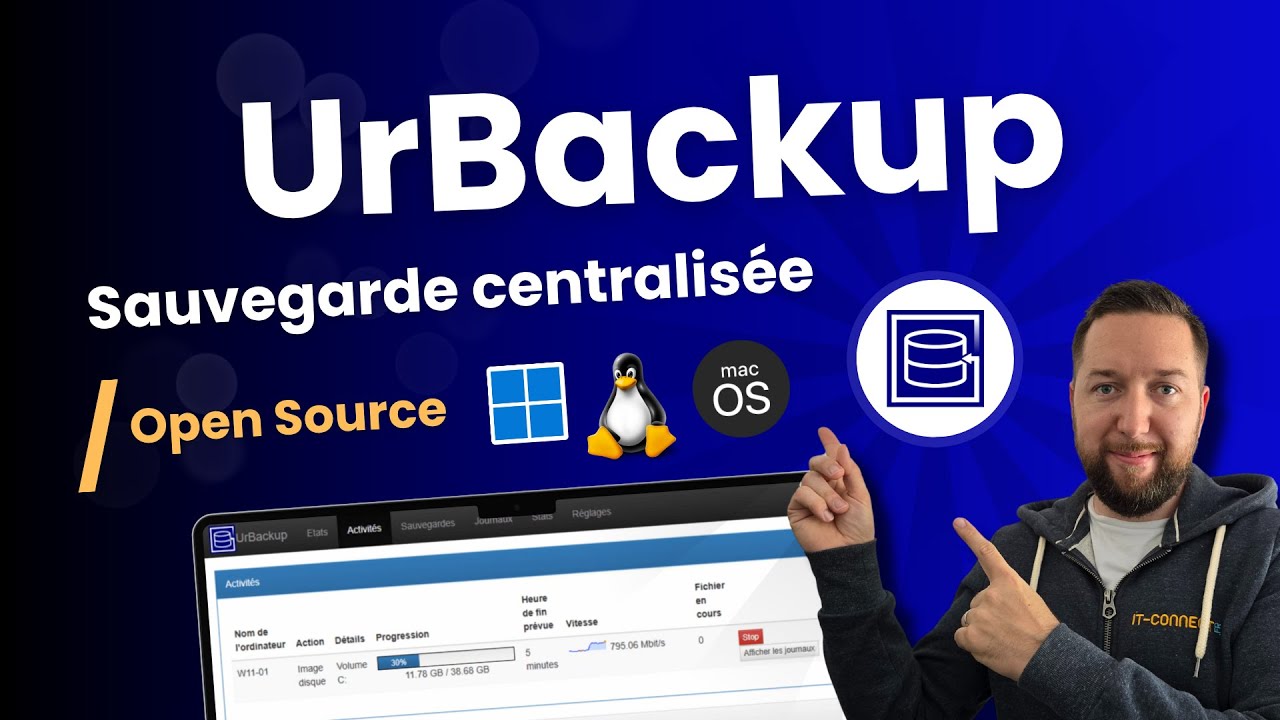Sauvegarde Windows, Linux et macOS : d&eacute;couvrez UrBackup (open source)