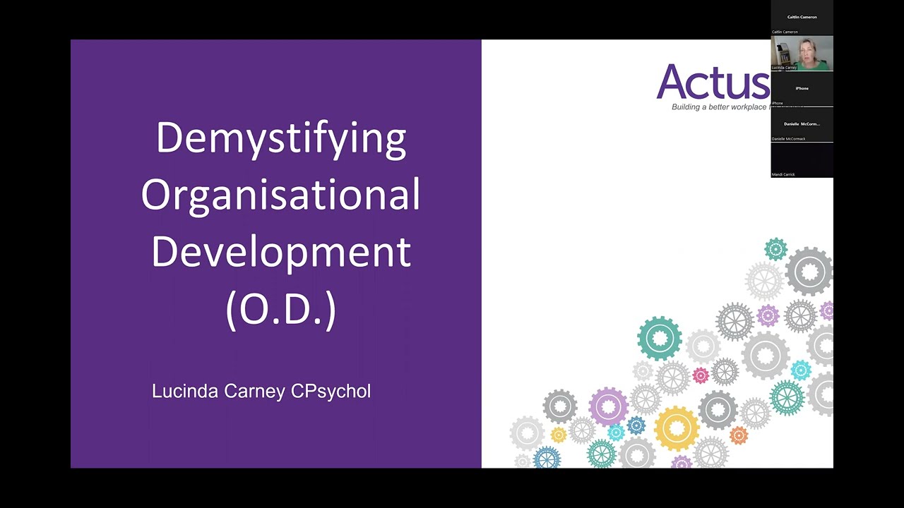 Webinar: Demystifying Organisational Development