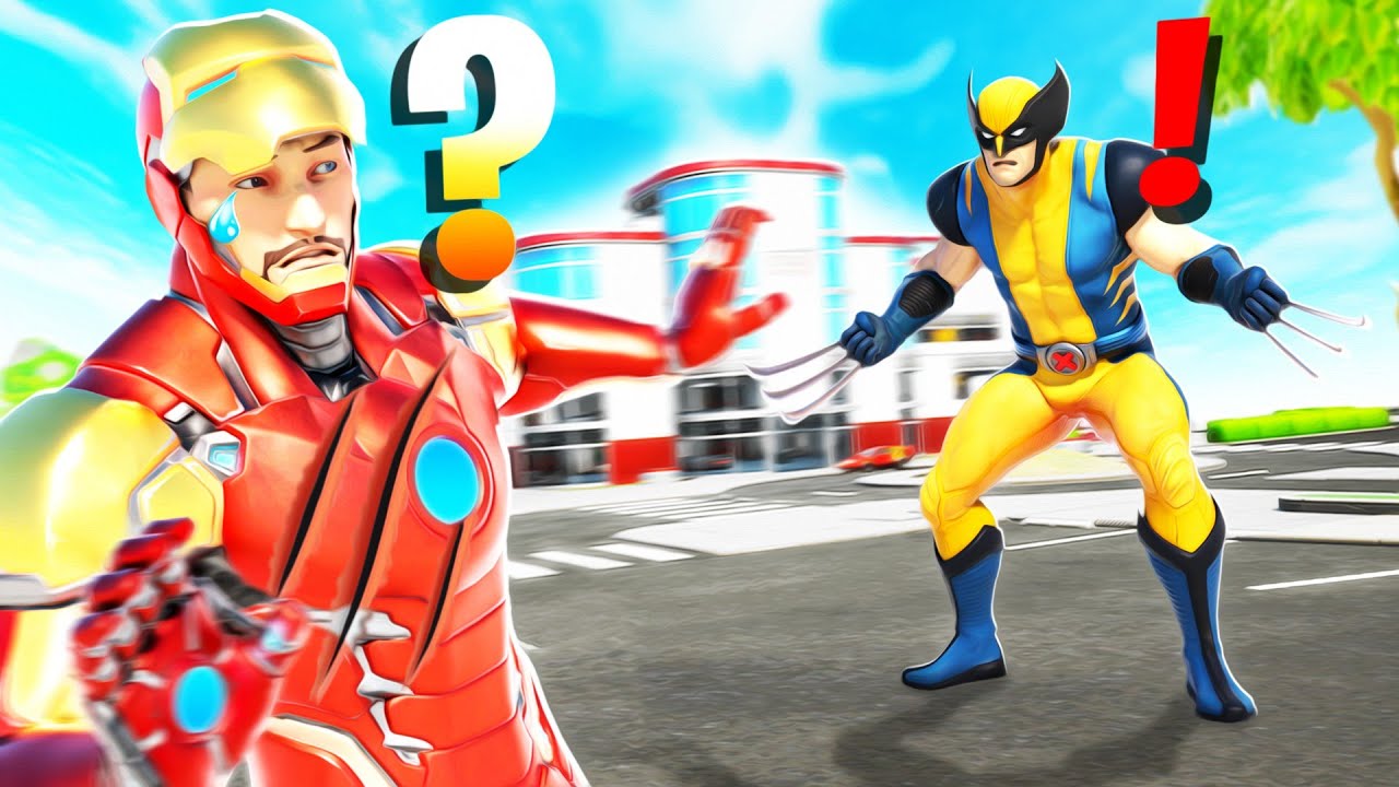 J'amène BOSS WOLVERINE à IRON MAN ! Il se fait découper ! (Expérience Boss Saison 4 Fortnite)