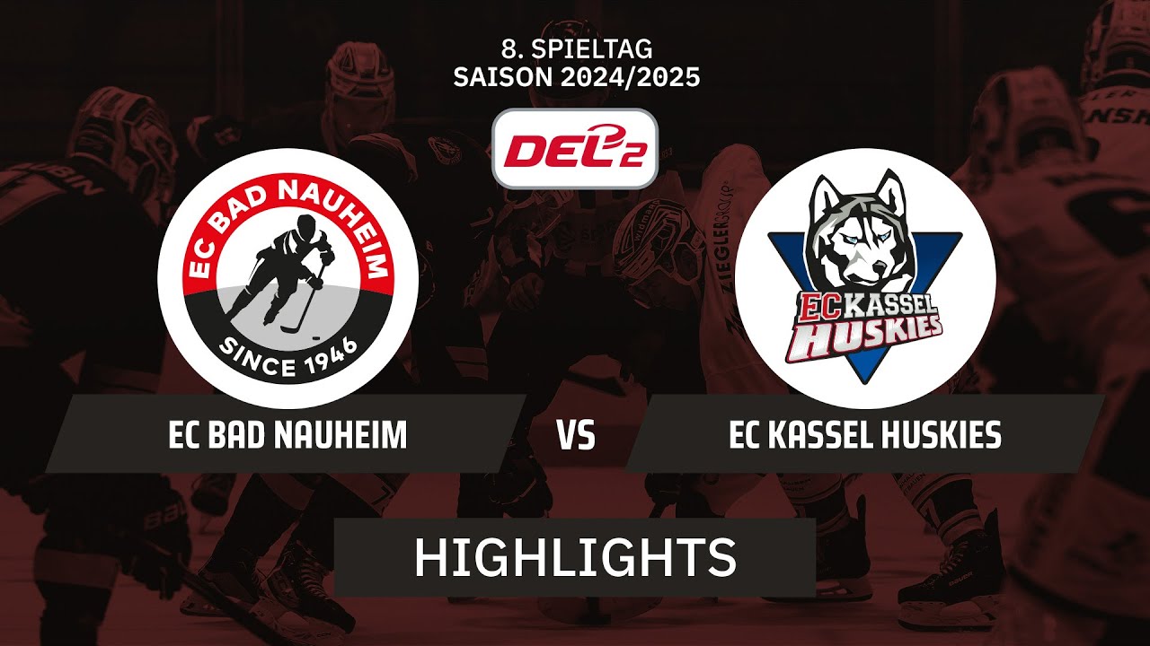 DEL2: EC Bad Nauheim vs. EC Kassel Huskies | Highlights - 8.Spieltag | SDTV Eishockey