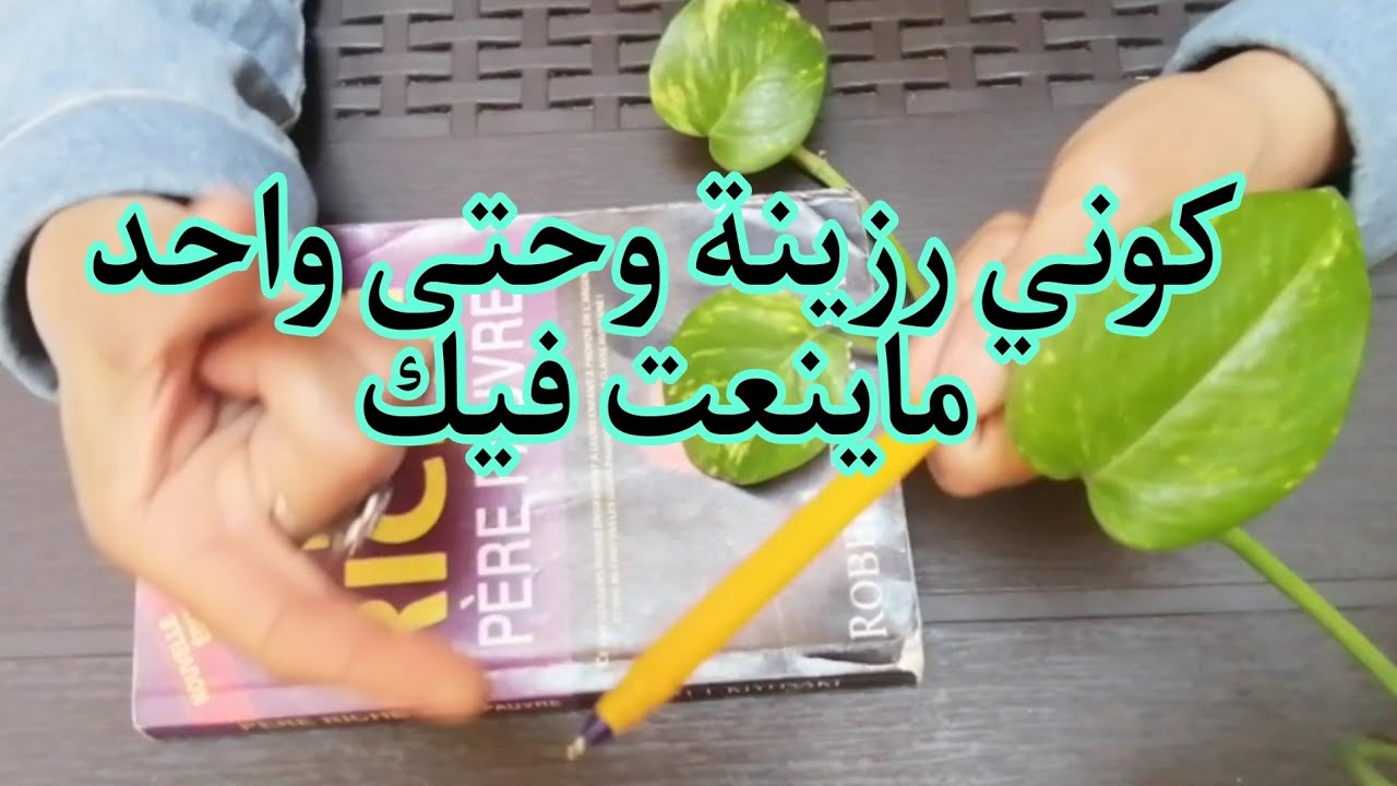 تعلمي تكوني رزينة وحتى واحد ماينعت فيك ولا يشوف فيك شوفة ناقصة