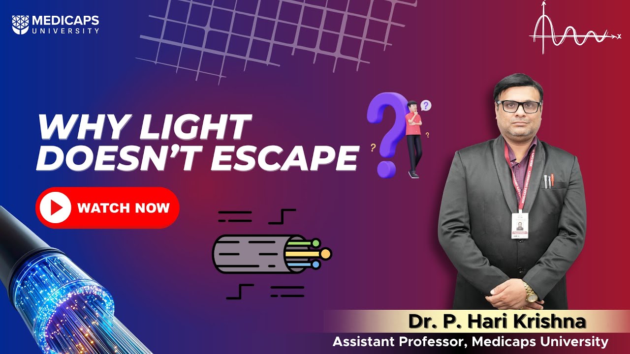 Physics Behind Optical Fibre Cables | Class 12 Physics | Medicaps University