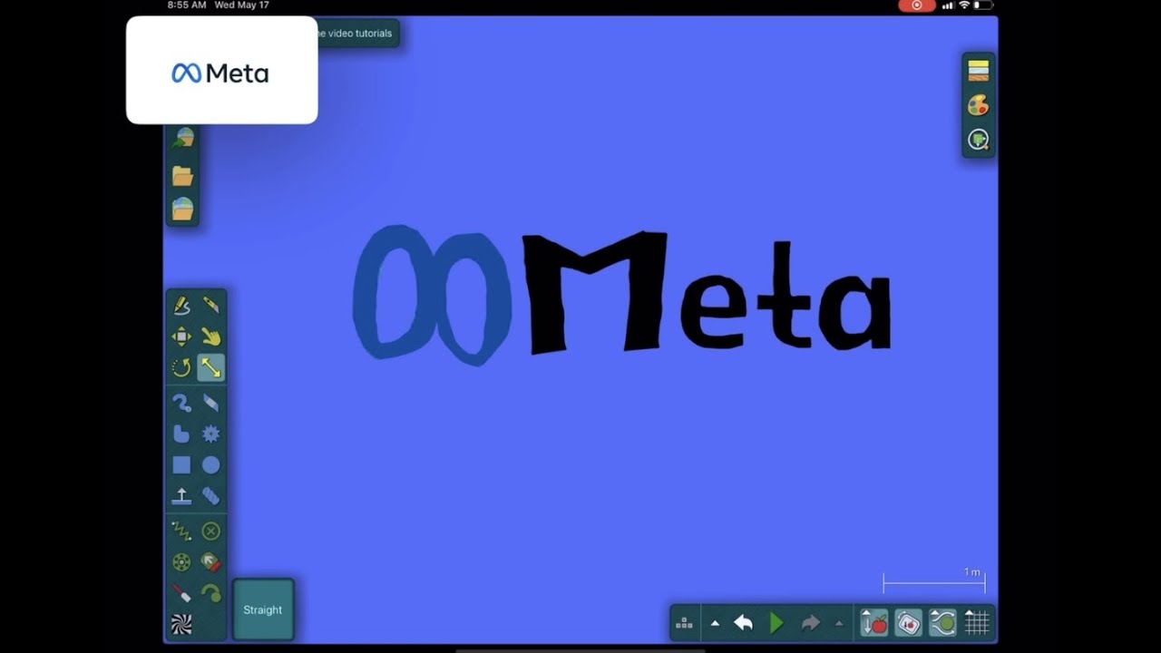 Facebook & Meta Logo by Isaac Cartoon Design