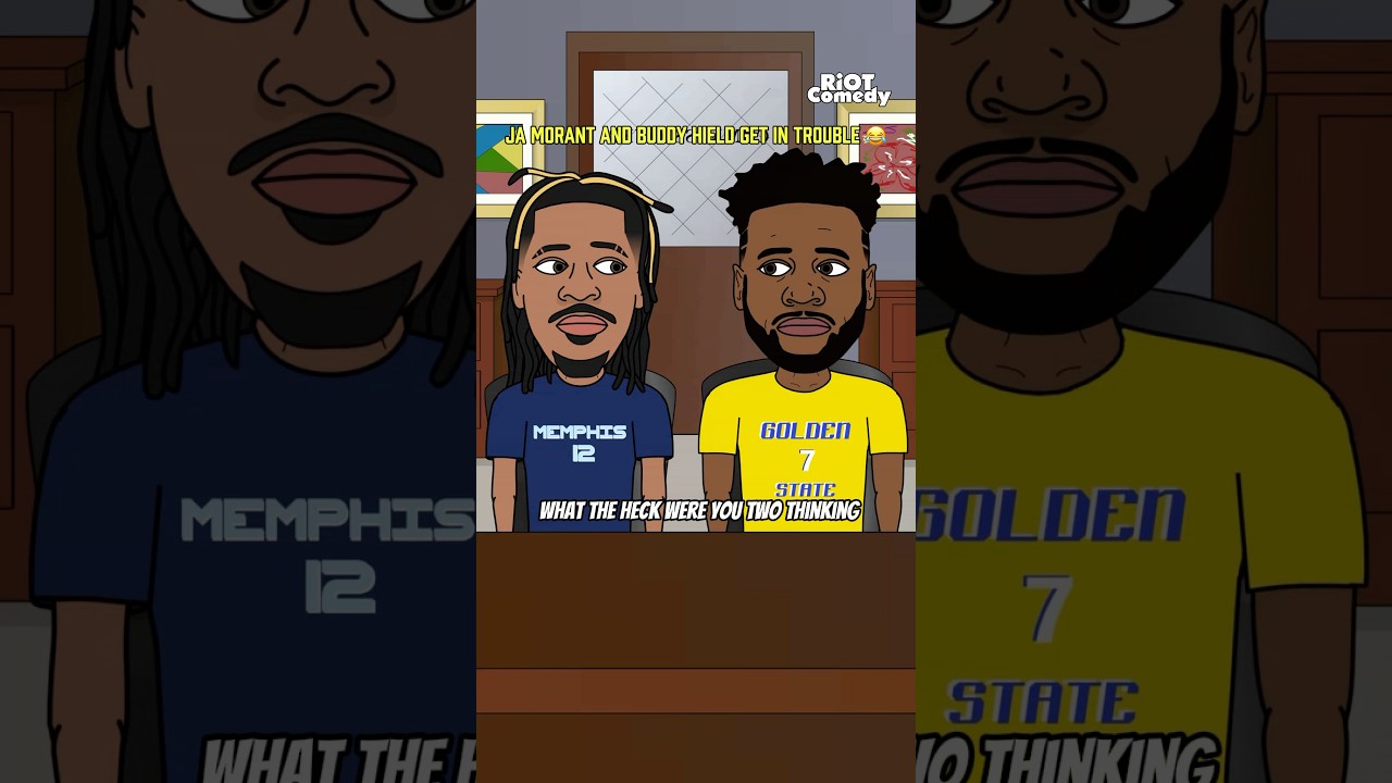Джа Морант и Бадди Хилд попали в беду из-за неподобающих жестов 😂 #nba #nbanews