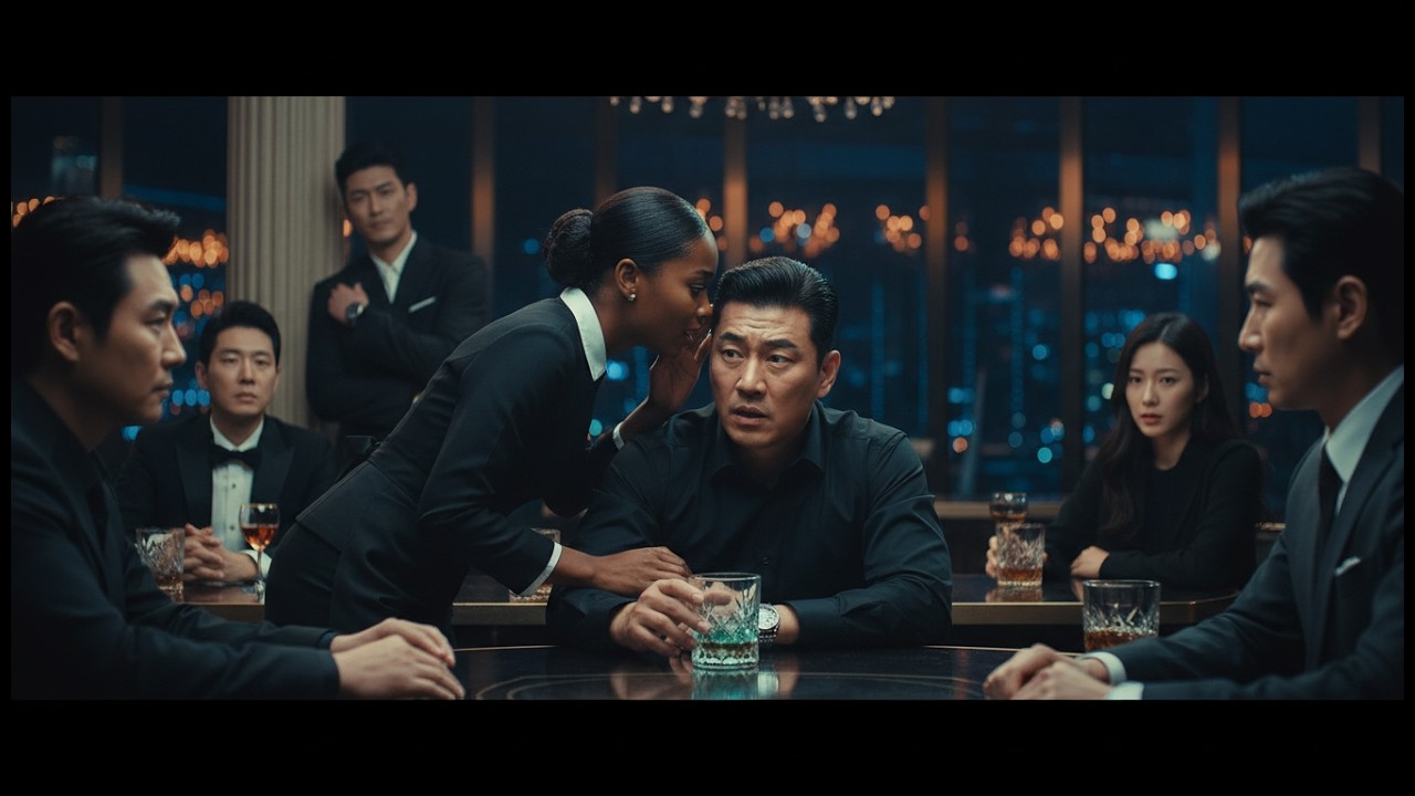 Your Drink  Is Poisoned” The Black Waitress Muttered To The Korean Mafia Boss–Exposing His Brother