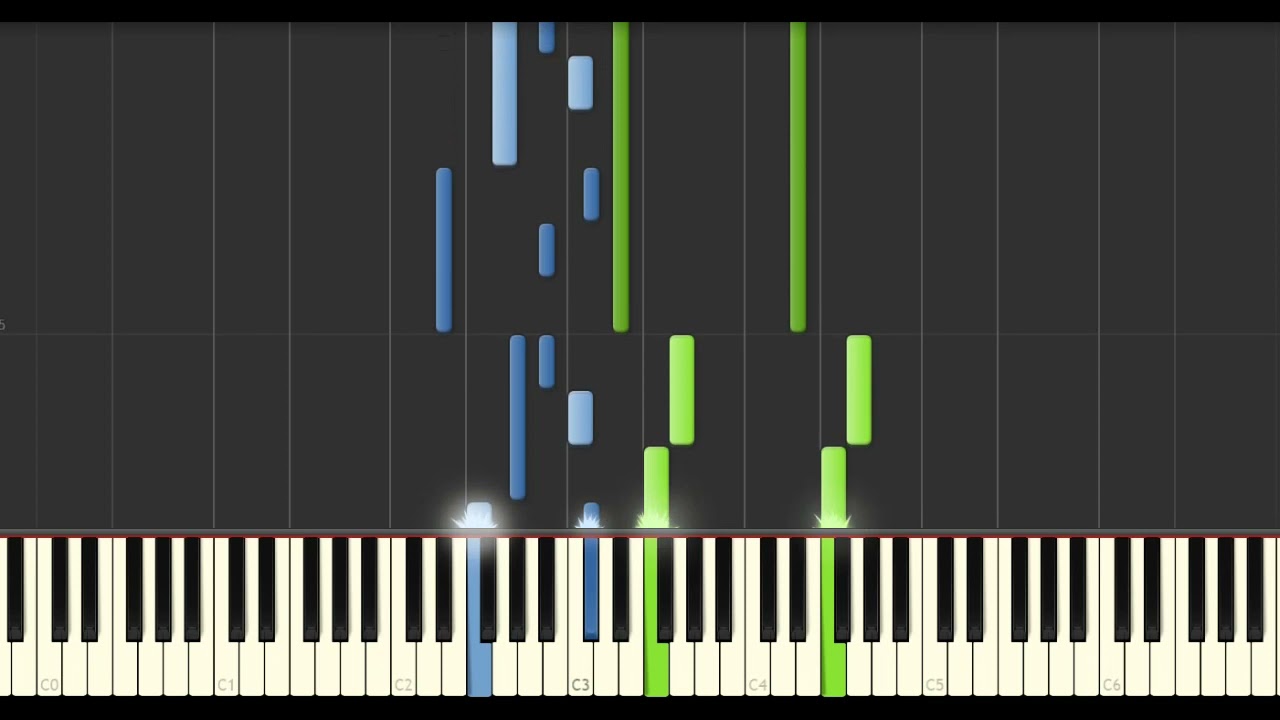 Yann Tiersen - Ar Maner Kozh (Synthesia Tutorial)
