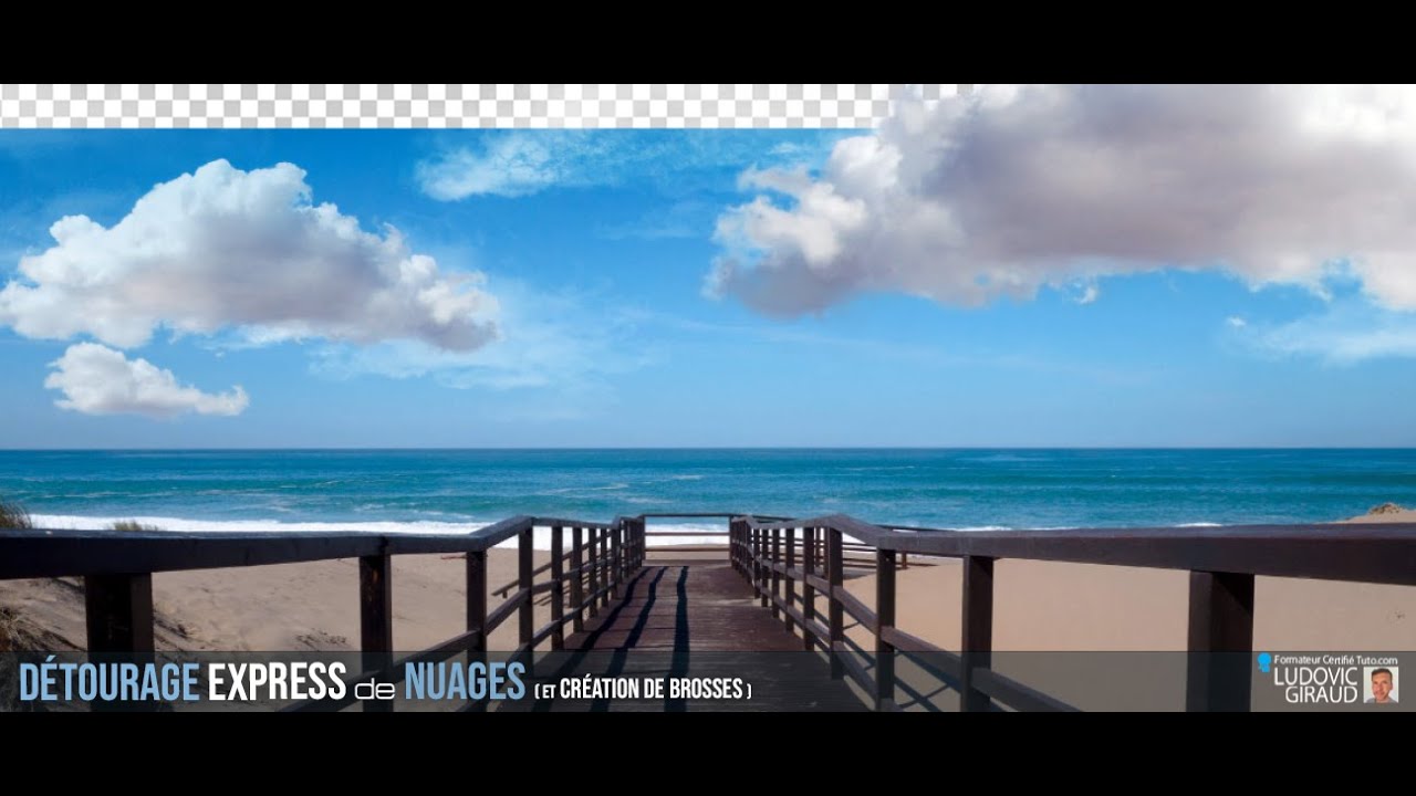 Détourage express de nuages et création de brosses avec Affinity Photo