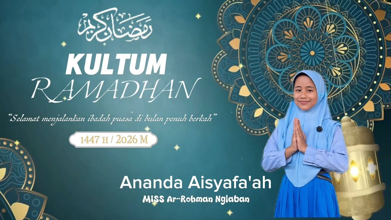 Kultum Ramadhan Ke-3 MISS AR-ROHMAN NGLABAN 