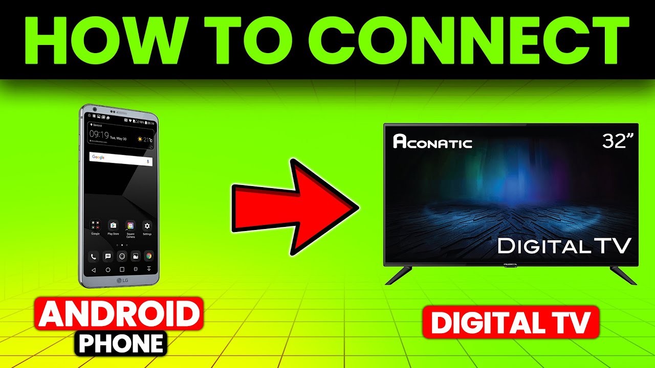 How To Connect Android Phone To Digital TV (How To Cast/Mirror Android Phone To Digital TV)