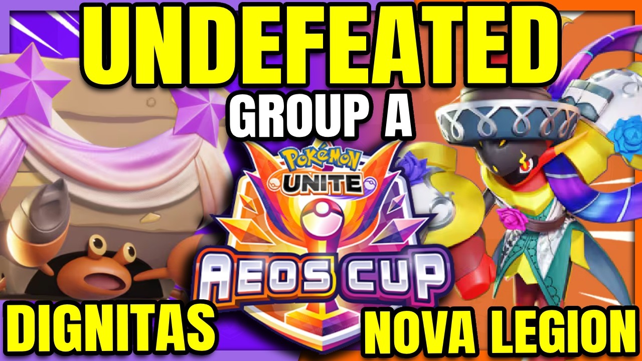 THIS IS WHY YOU NEVER SURRENDER Dignitas vs Nova Legion - Aeos Cup EUIC | Pokemon Unite