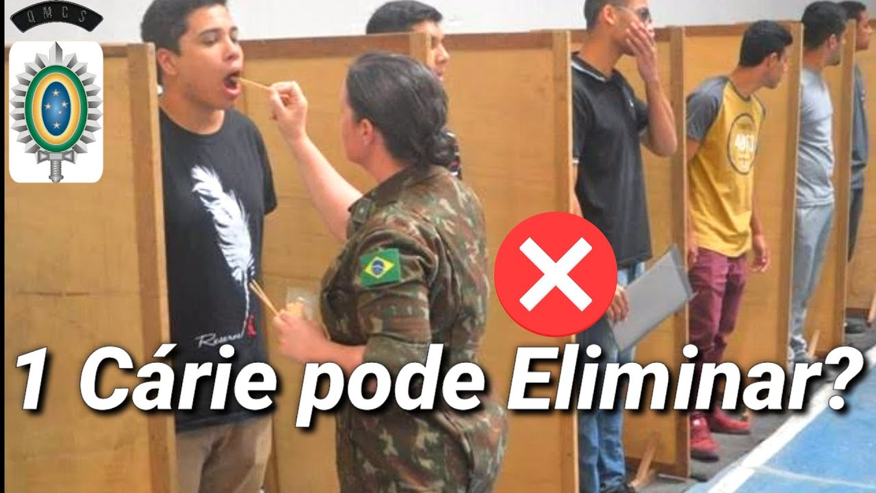 Ter Cárie Nos Dentes Elimina na Comissão de seleção/Seleção Geral?