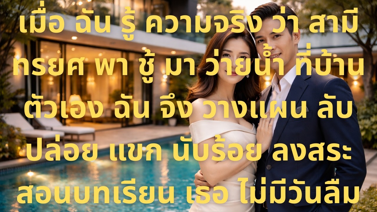 เมื่อรู้ว่าชู้ของสามีชอบมาว่ายน้ำที่บ้าน ฉันเลยเตรียมแขกพิเศษนับร้อยชีวิตไว้ต้อนรับเธอในสระ