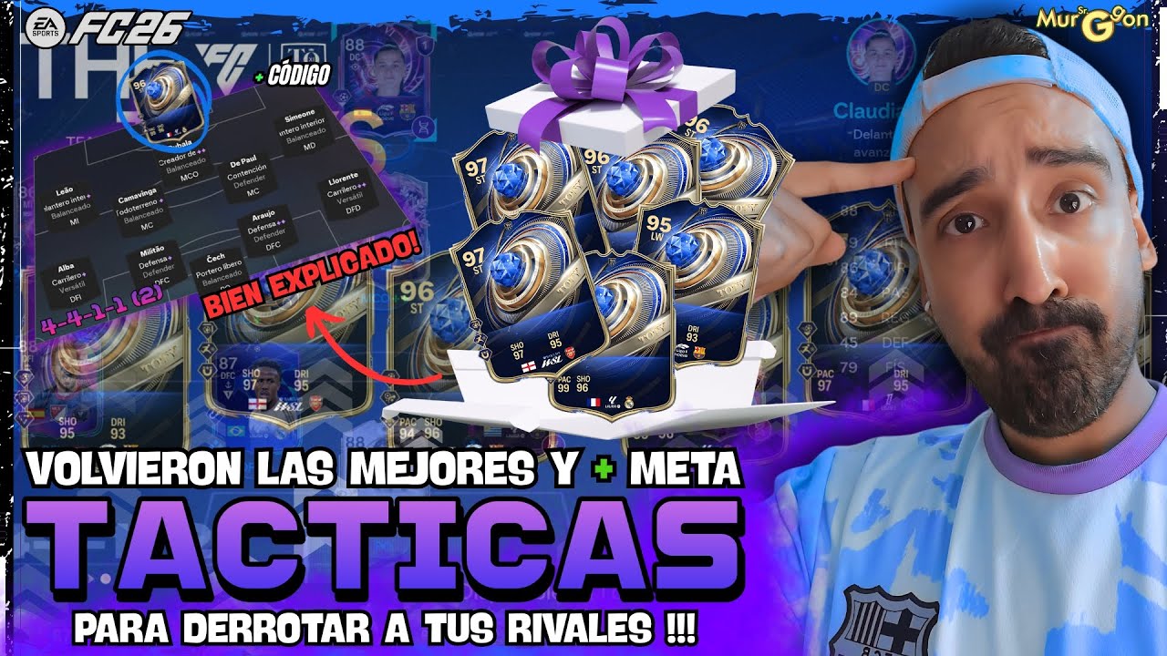 VOLVIERON las TACTICAS 4-4-1-1 (2) que te harán ganar en los TOTY EA FC26 META