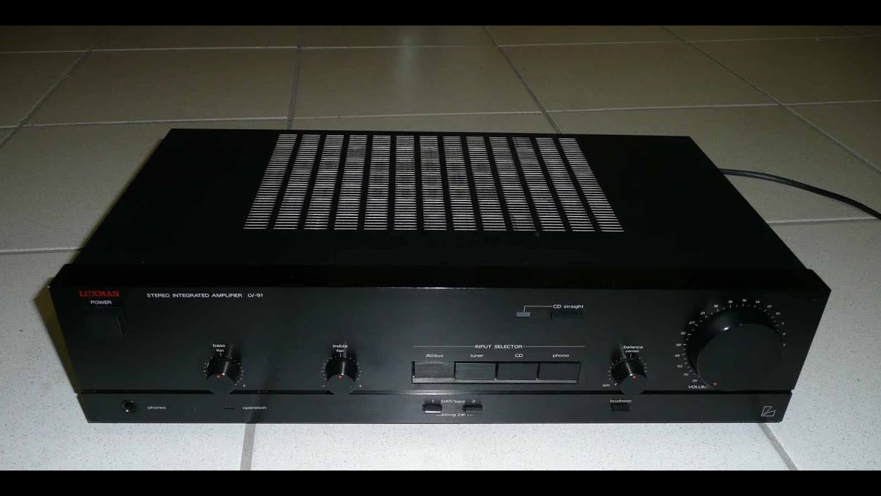 Ampli Luxman LV-91 Relais qui s'enclenche plusieurs minutes après