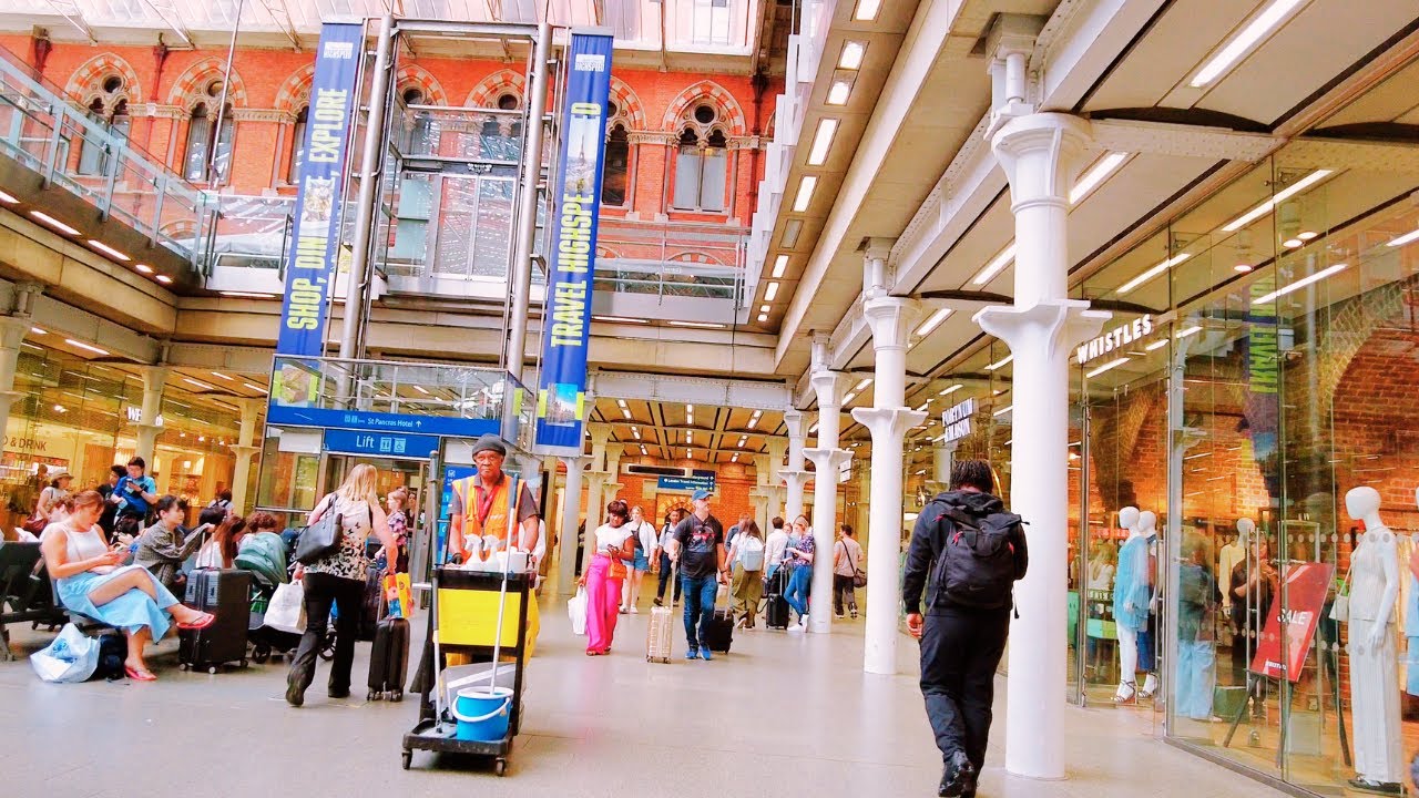 Inside St Pancras - London's only International Railway Station