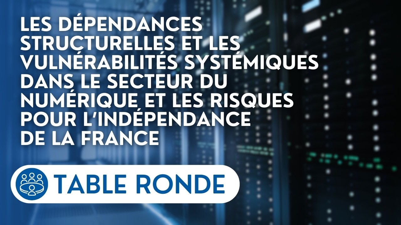 🔴 Table ronde de spécialistes des sujets numériques, organisée par la commission d’enquête