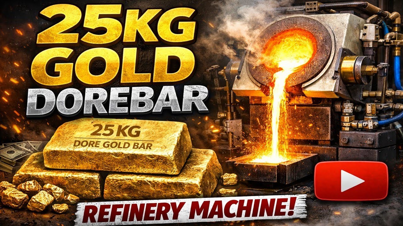 Gold Dorebar Refining Machine