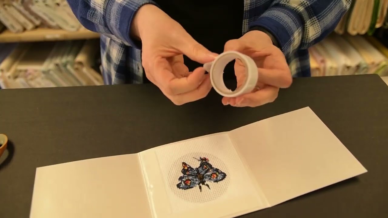 How to make a cross stitch card