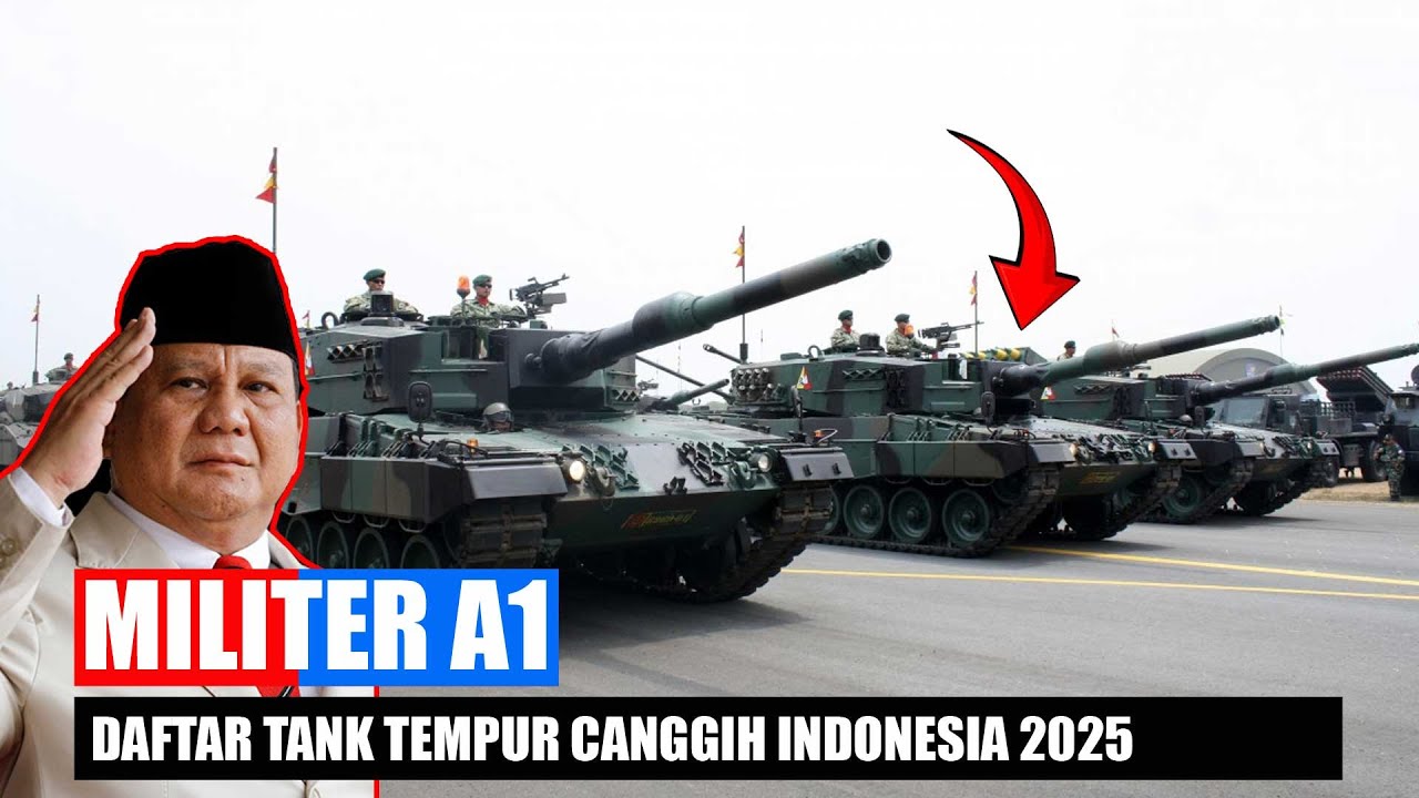 WAJIB TAHU! 😱 Daftar Tank Tempur Canggih Indonesia 2025! Kekuatan Darat NKRI! 🔥