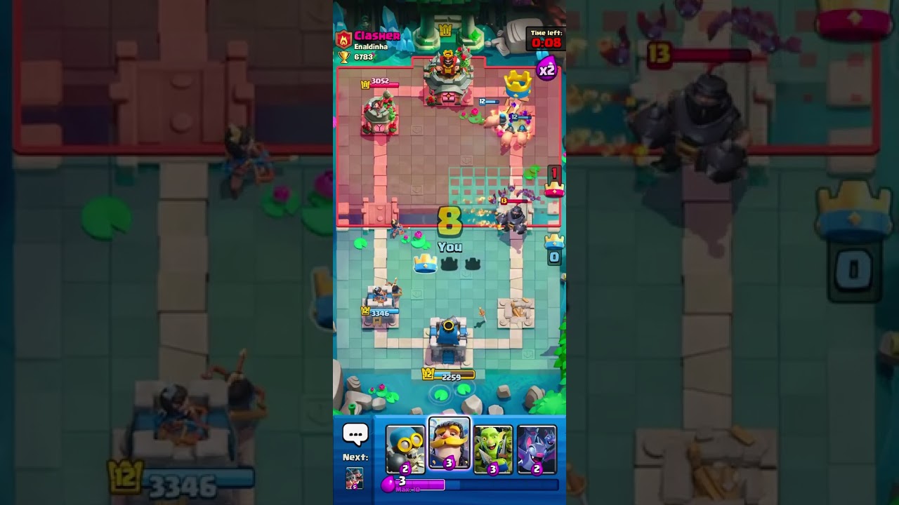 #clashroyale Shew!!! What a battle!!! 🥊 #shorts #fyp 