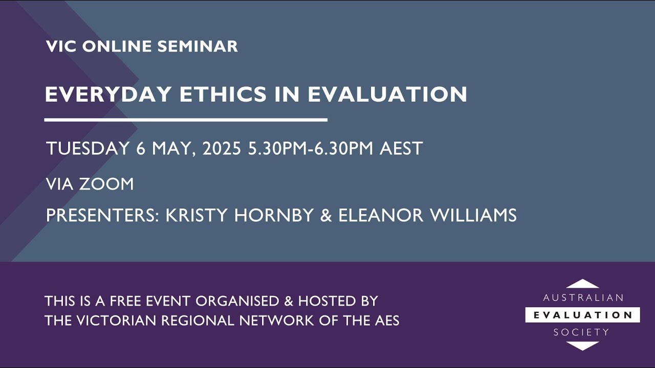 Everyday Ethics in Evaluation