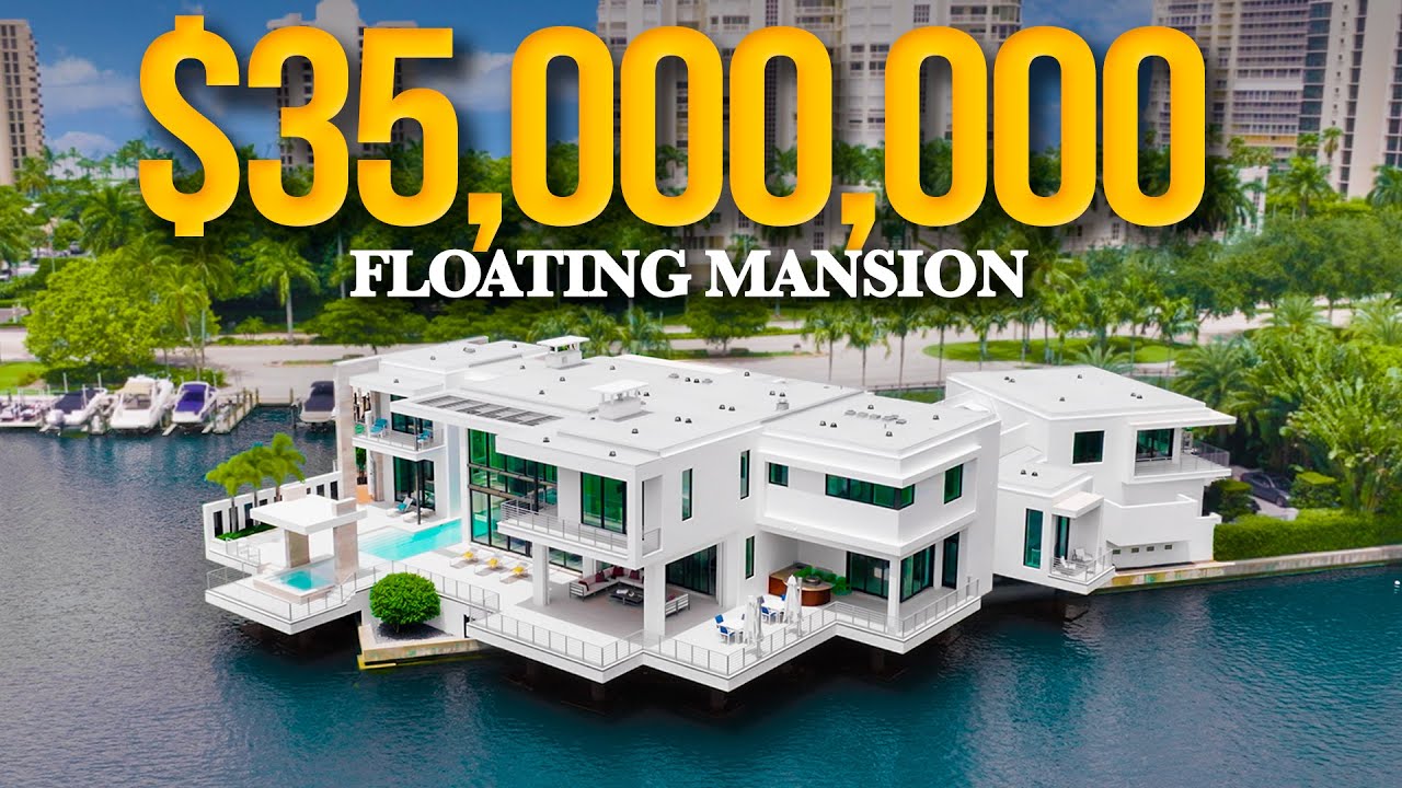 Inside a $35,000,000 FLOATING Mansion