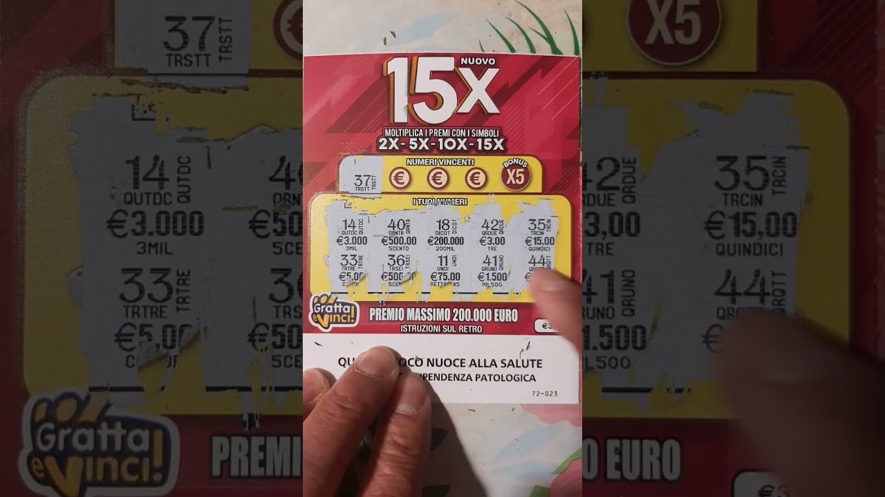 647 GRATTA E VINCI ITALY 📺 😁💪💰 15X @grattaevinciitaly #bingo #gioco #grattaevinciitaly #italia