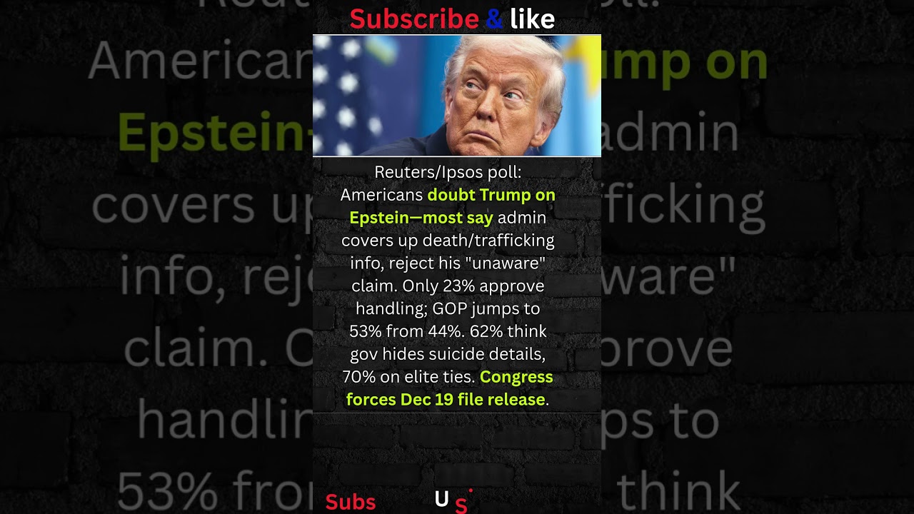 Trump Epstein Coverup Poll? #shorts #USA #NEWS