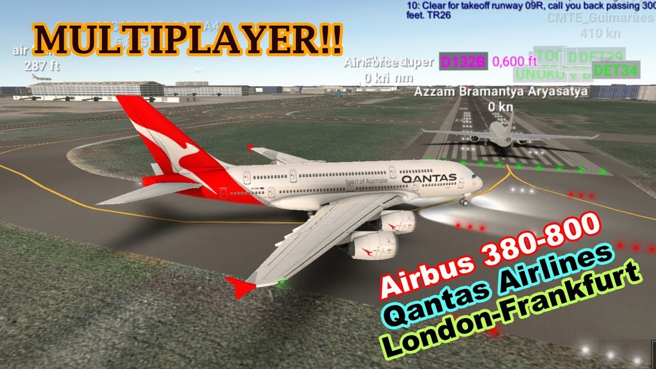 [RFS] Real Flight Simulator Indonesia | Airbus 380-800 | London (EGLL) - Frankfurt (EDDF)