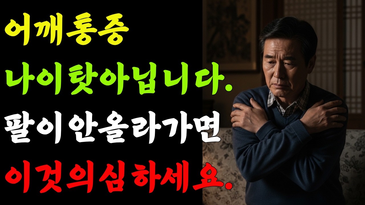 밤마다 어깨가 아프다면,,,?어깨 통증, 나이 탓일까요?