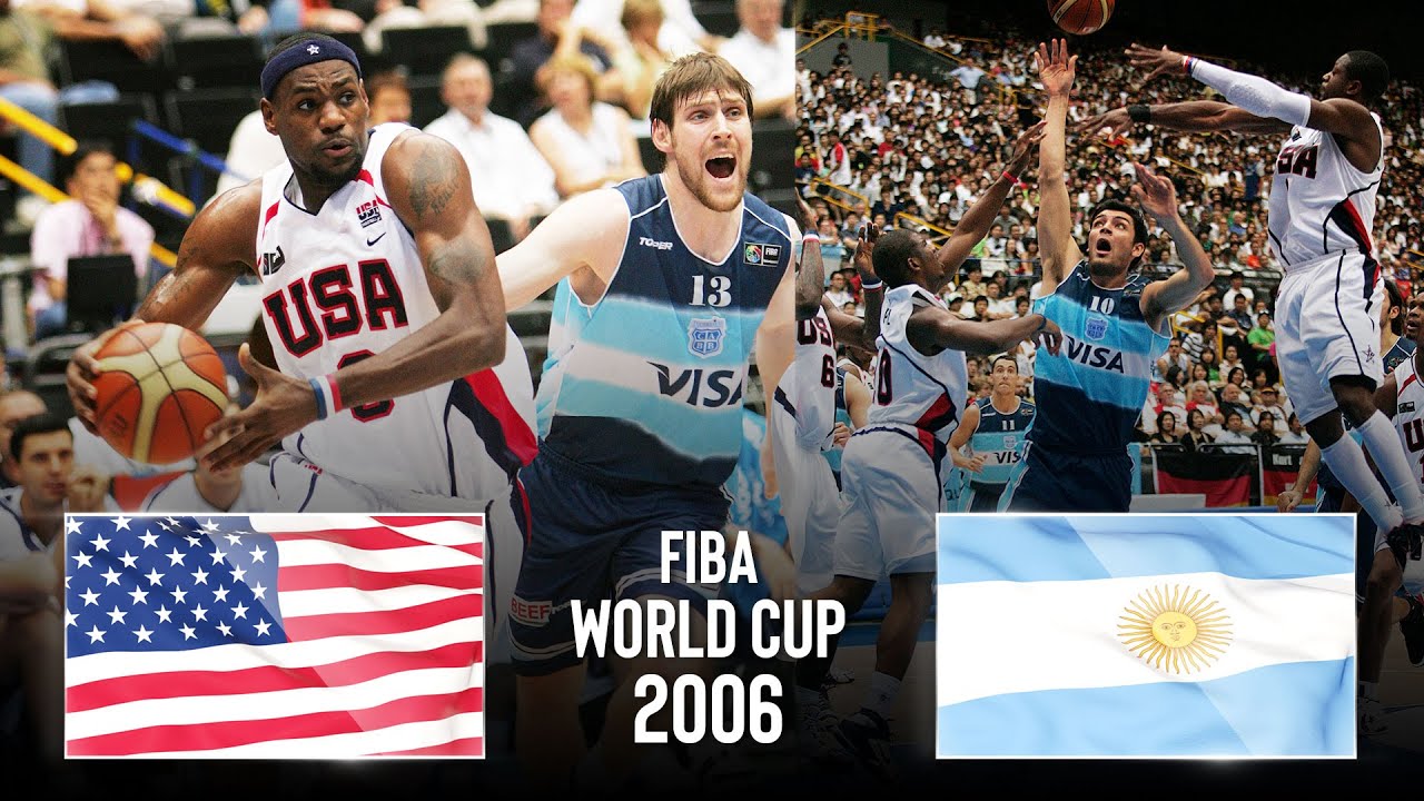USA 🇺🇸 vs Argentina 🇦🇷 | Bronze Medal Game | Classic Full Games - FIBA Basketball World Cup 2006