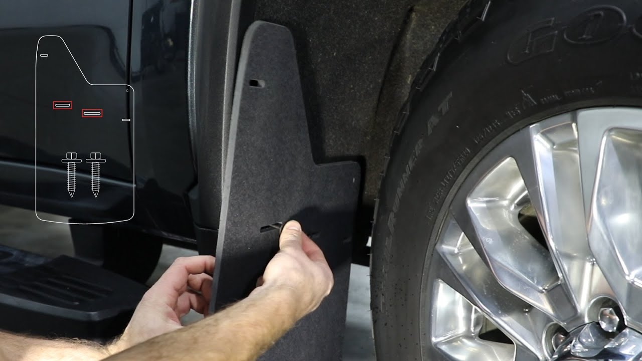 2020-ON Chevy/GMC 2500/3500 - Front Splash Guard Mud Flap Install Video