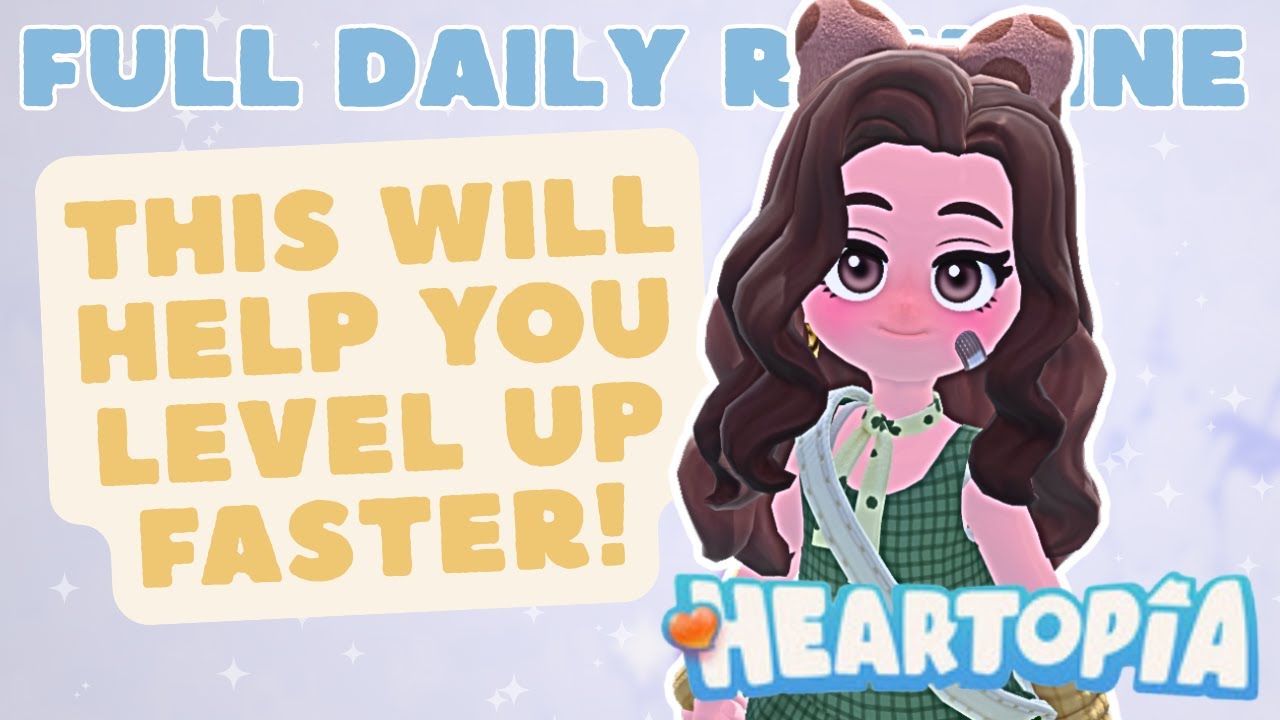 EVERYTHING YOU SHOULD DO *EVERY DAY* IN HEARTOPIA (1 hour daily routine) 💙 heartopia things to do