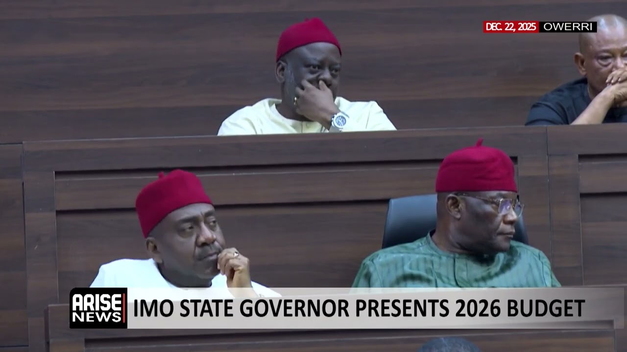 IMO STATE GOVERNOR PRESENTS 2026 BUDGET 