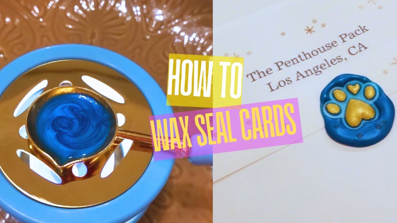 DIY WAX SEAL TUTORIAL FOR HOLIDAY CARDS (DIY Wax Seal) | BadMad