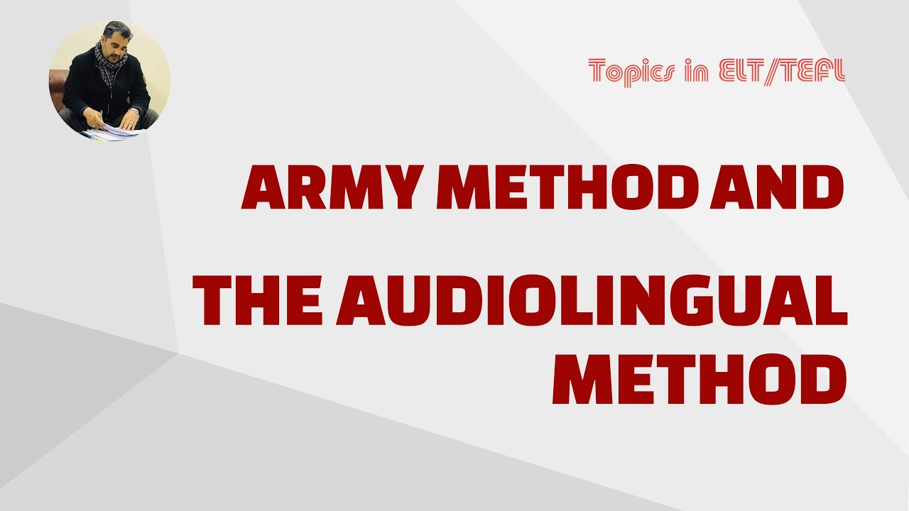 Pashto 86│The Audiolingual Method│Army Method│TEFL│ELT