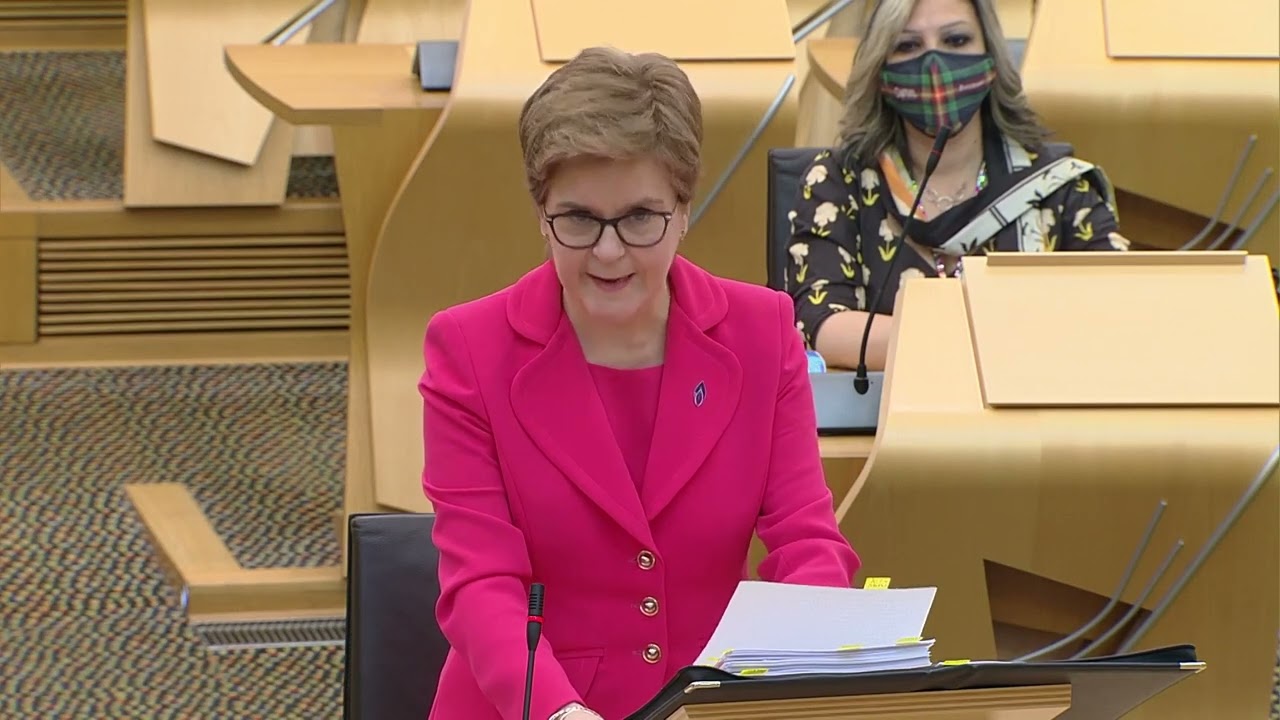 FMQs: Nicola Sturgeon responds to EHRC's GRA reform intervention
