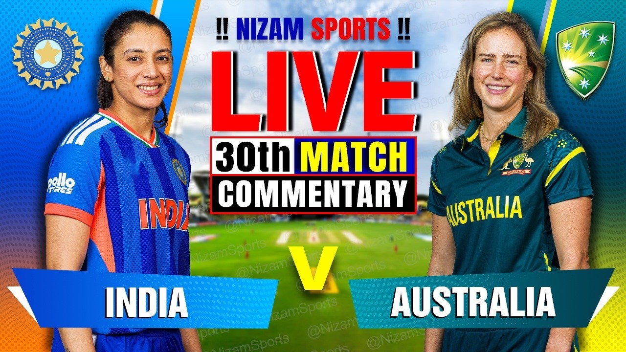 🔴Live: India vs Australia | 30th Match | Live Cricket Score & Commentary