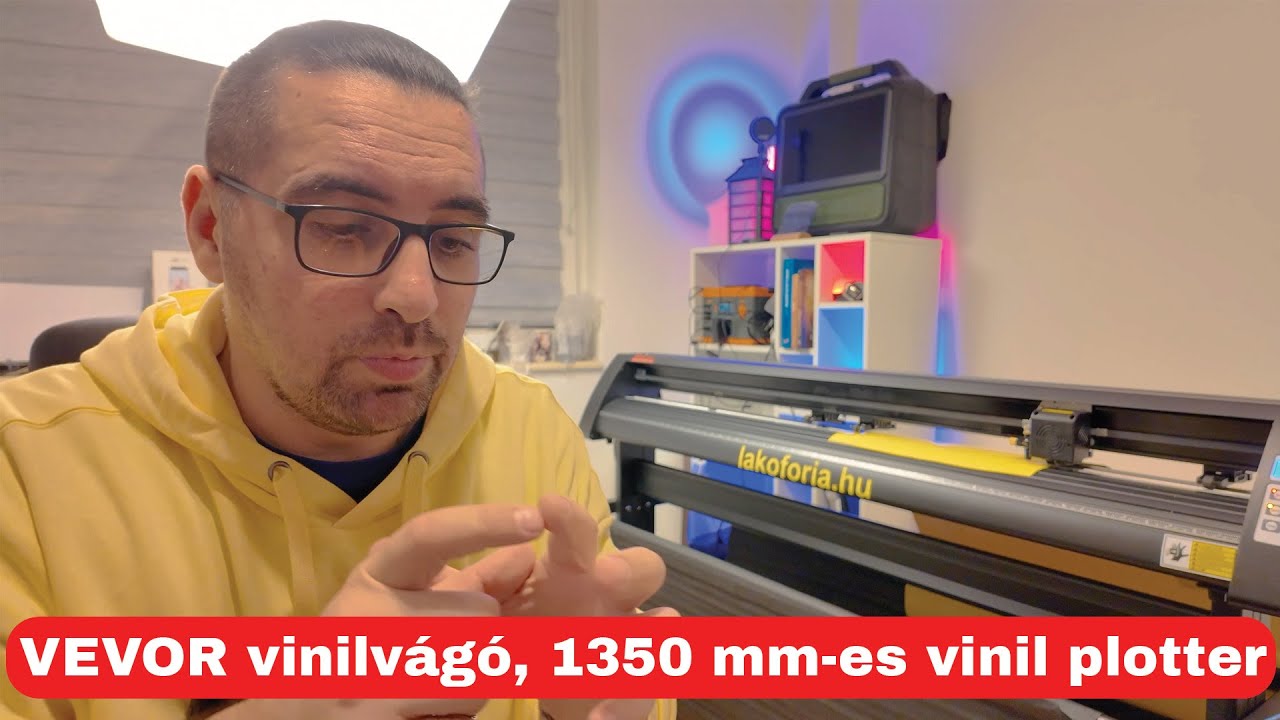 Tele Matricázzuk a Lakóautót - Vevor vinilvágó kicsomagolás és teszt